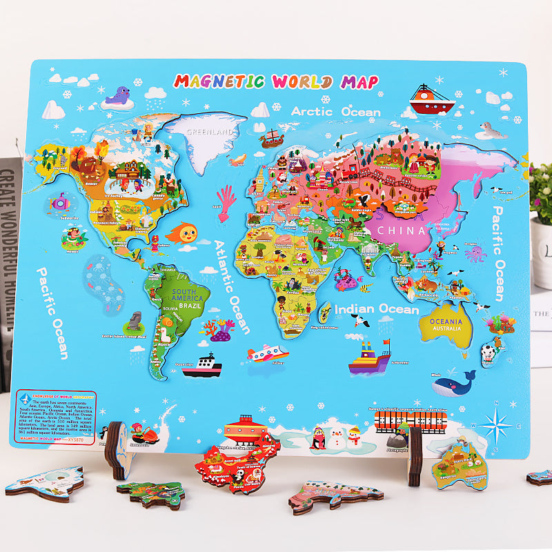 Magnetic World Map