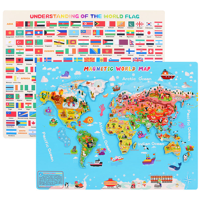 Magnetic World Map